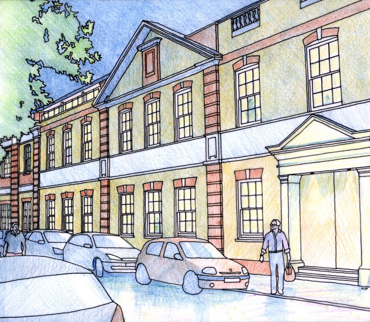 pier_house-hand_drawing_colour